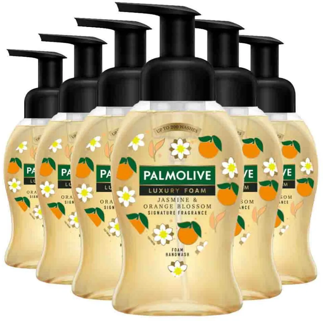 Palmolive Handzeep Luxury Foam Jasmine Orange Blossom - 6x250ml