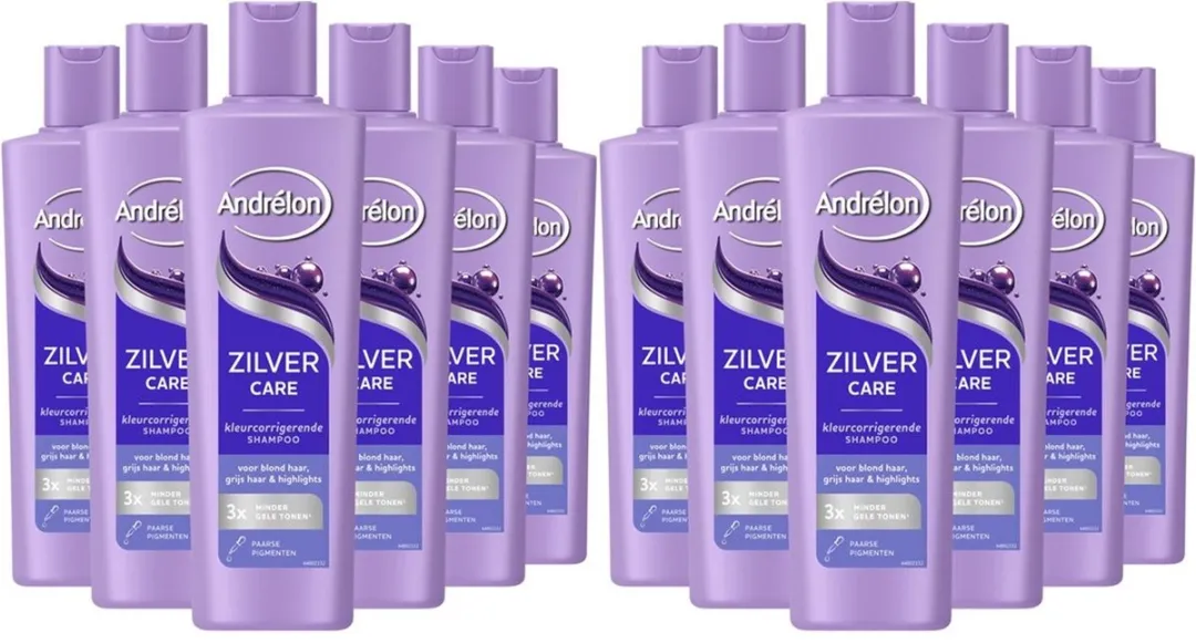 Andrélon Shampoo Zilver Care 12x250ml