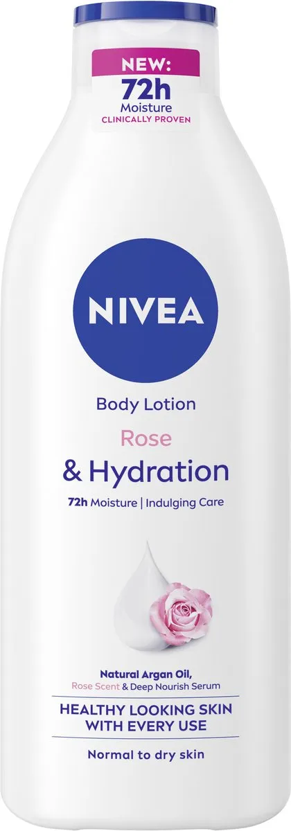 NIVEA Rozenbloem Bodylotion 400ml - 72H Hydraterend