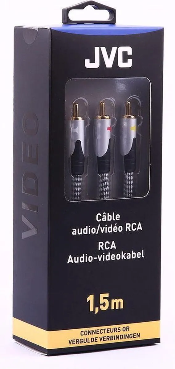 JVC Videokabel RCA Male/Male 1,5m
