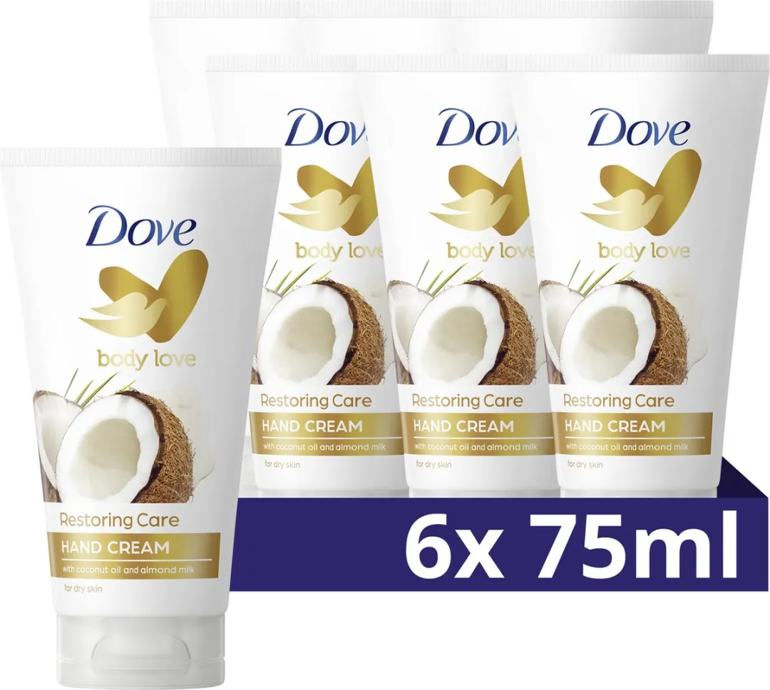Dove Handcreme Restoring Care 450ml - 6 Stuks