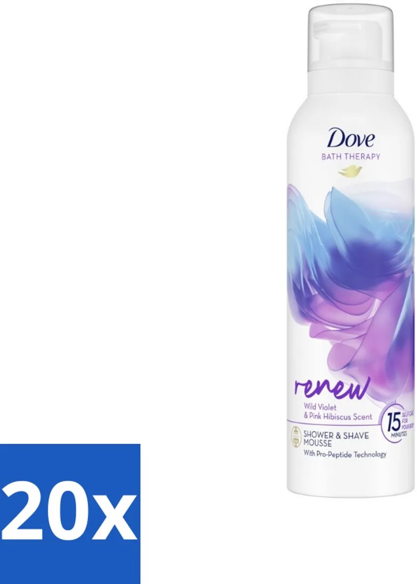 Dove Bath Therapy Renew Douche- & Scheerschuim 250ml