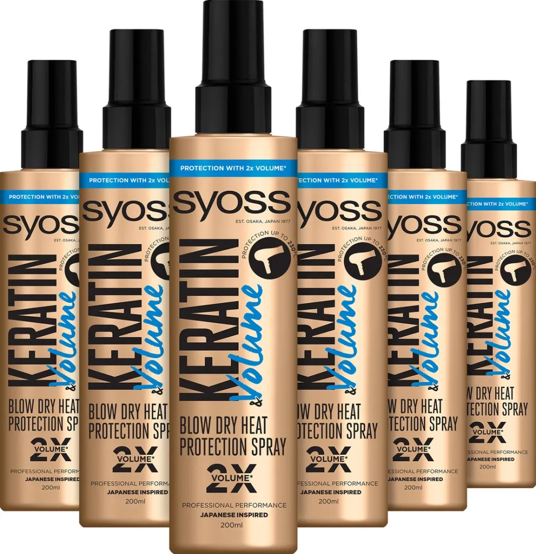 Syoss Keratine Volume Heatprotection Spray 200ml