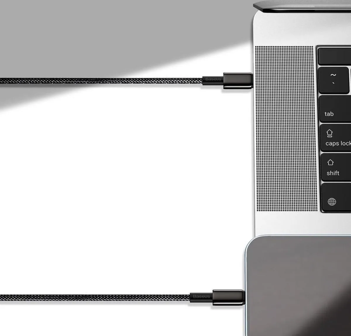 Baseus PD 20W USB-C Lightning Kabel 200cm - Zwart