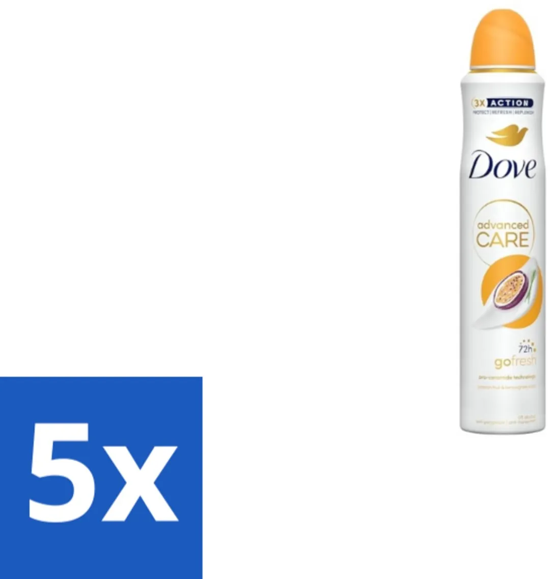 Dove Deodorant Spray Passion Fruit 1250ml