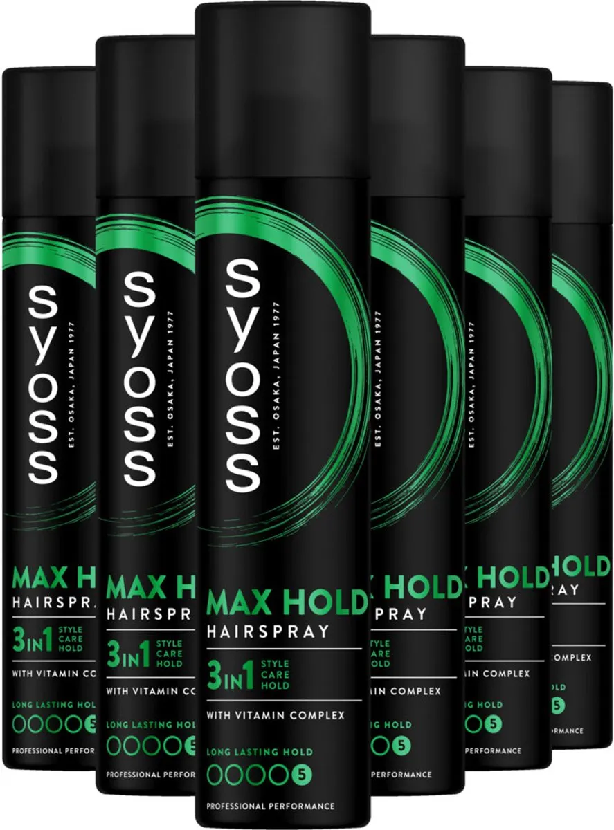 SYOSS Max Hold Haarspray 900ml - afbeelding 6 van 6