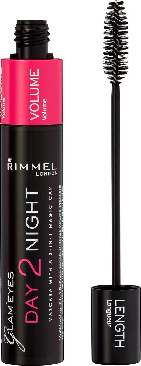 Rimmel London Day2Night Mascara - Zwart
