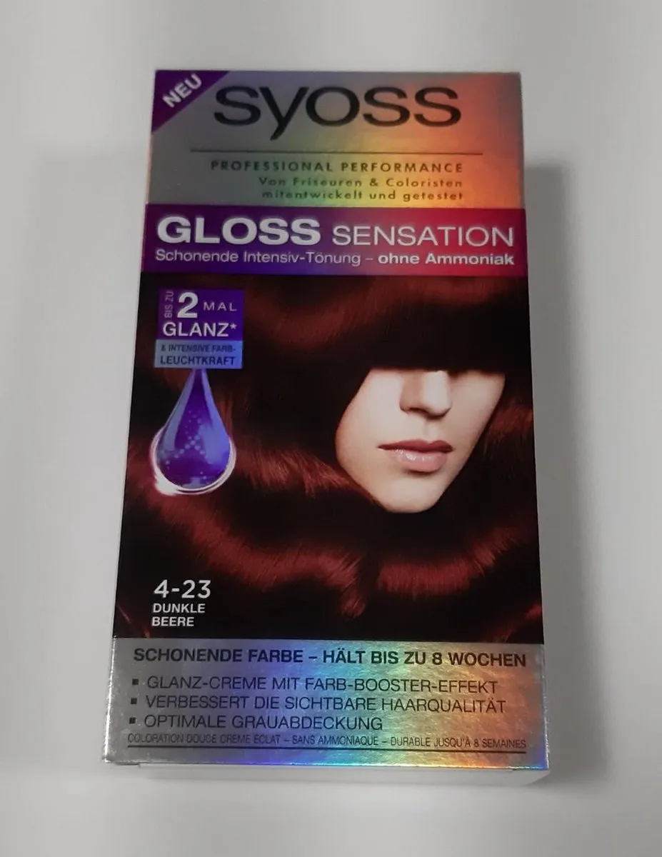 SYOSS Gloss Sensation Haarverf 4-23 Kastanje Rood 115ml