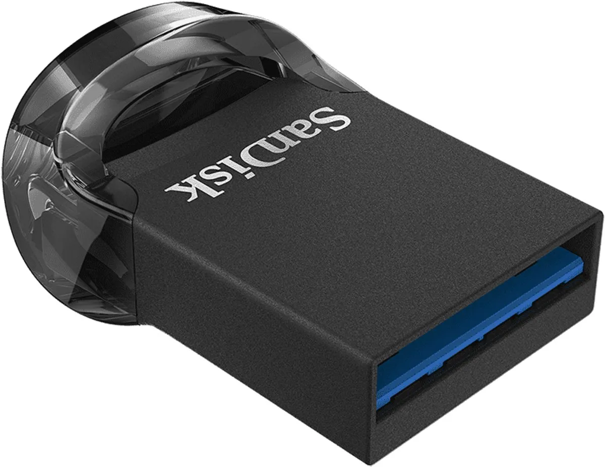SanDisk Ultra Fit USB 3.1 512GB - Zwart