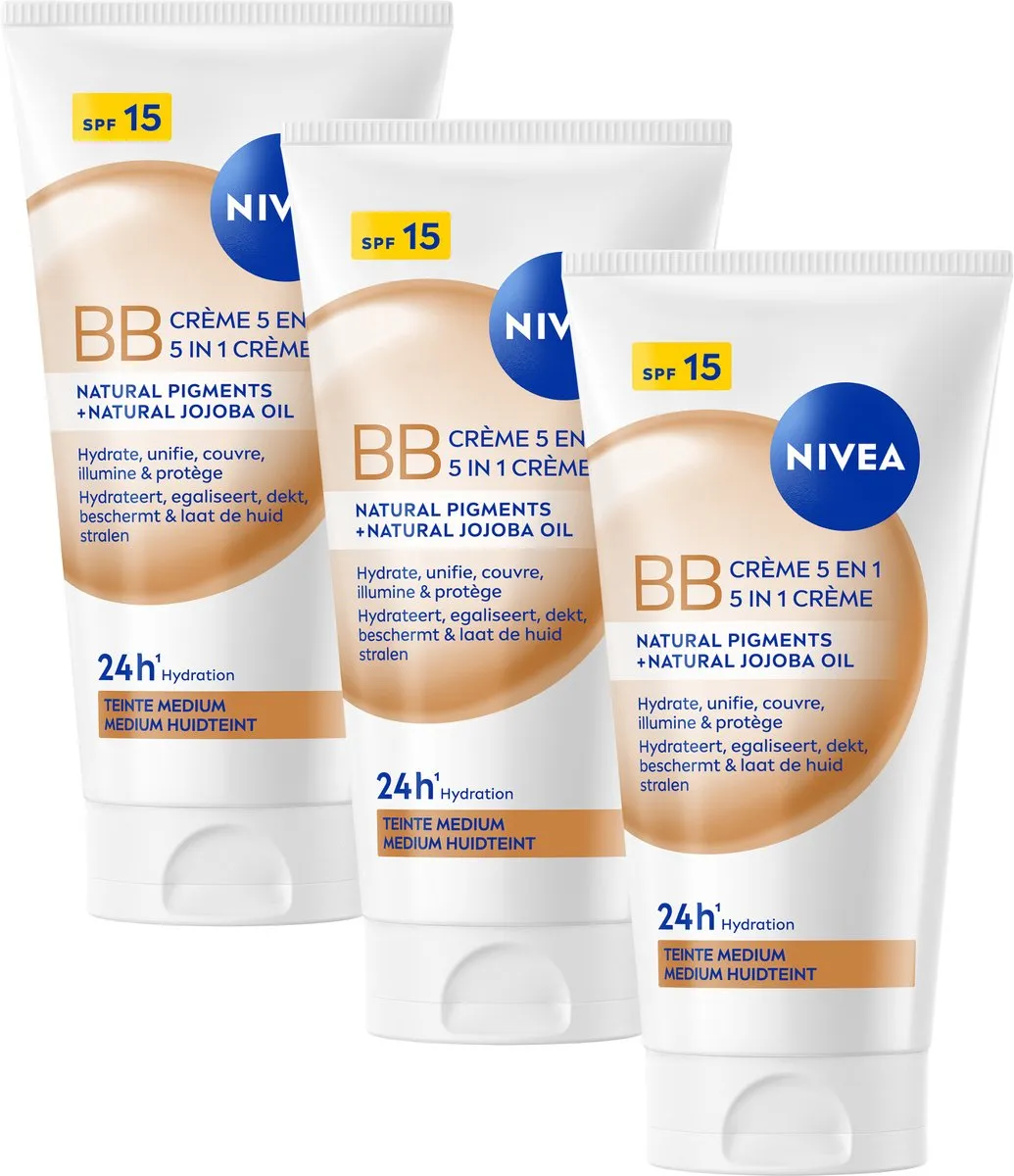 NIVEA Essentials 5in1 BB Dagcrème Medium SPF 15 - 150ml