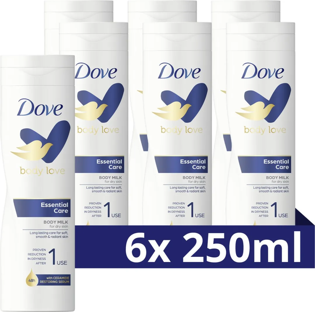 Dove Body Love Bodylotion Essential Care - 6x250ml