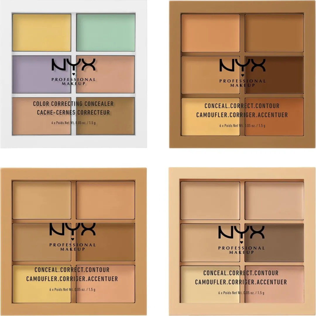 NYX Professional Makeup 3C Palette Light 3CP01 - Conceal Correct Contour - 6x9g - afbeelding 6 van 6