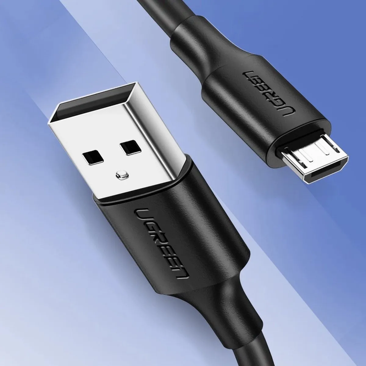 UGREEN USB Kabel Micro USB 2.4A 1,5m - Zwart