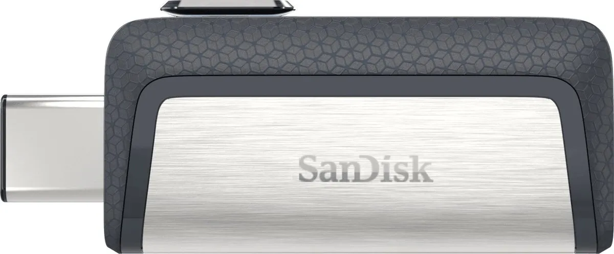 SanDisk Ultra DualDrive SDDD2-256G-GAM46 USB Stick 256GB - Zilver