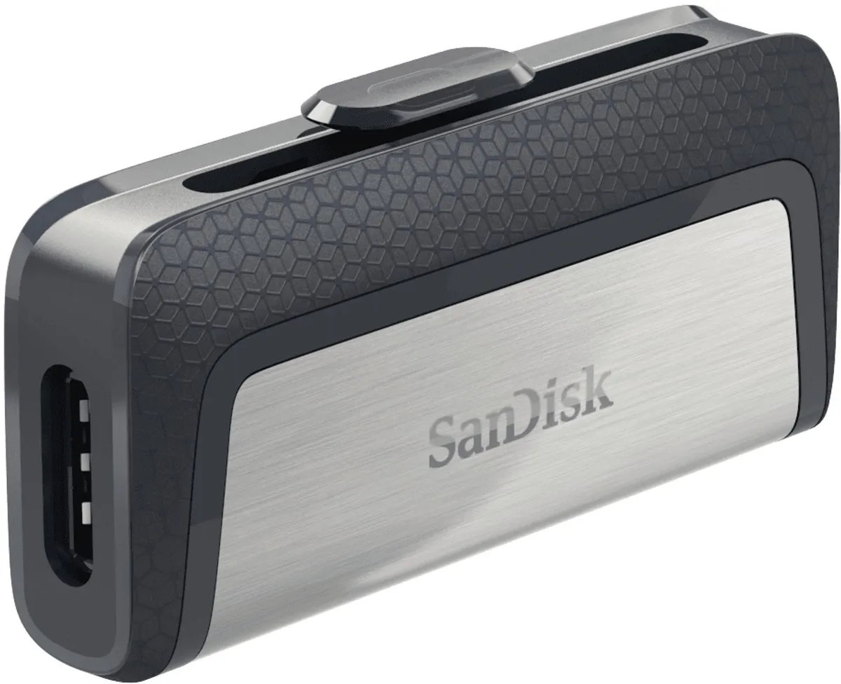 SanDisk Ultra DualDrive SDDD2-256G-GAM46 USB Stick 256GB - Zilver