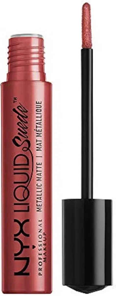 NYX Suede Matte Metallic Liquid Lipstick Bella