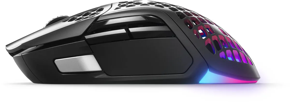 SteelSeries Aerox 5 - Draadloze Gaming Muis - Zwart