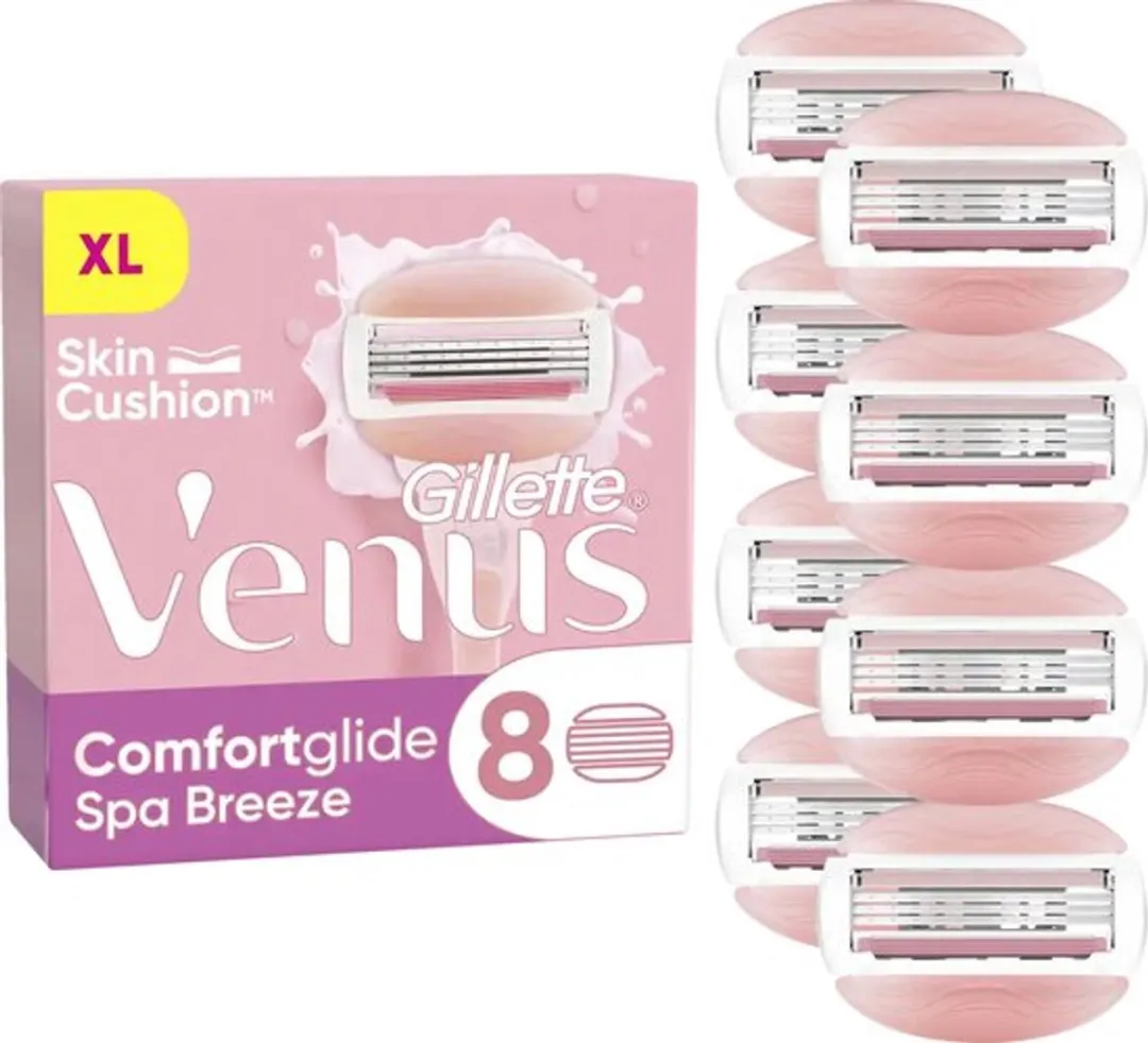 Gillette Venus ComfortGlide Spa Breeze Scheermesjes 8 Stuks