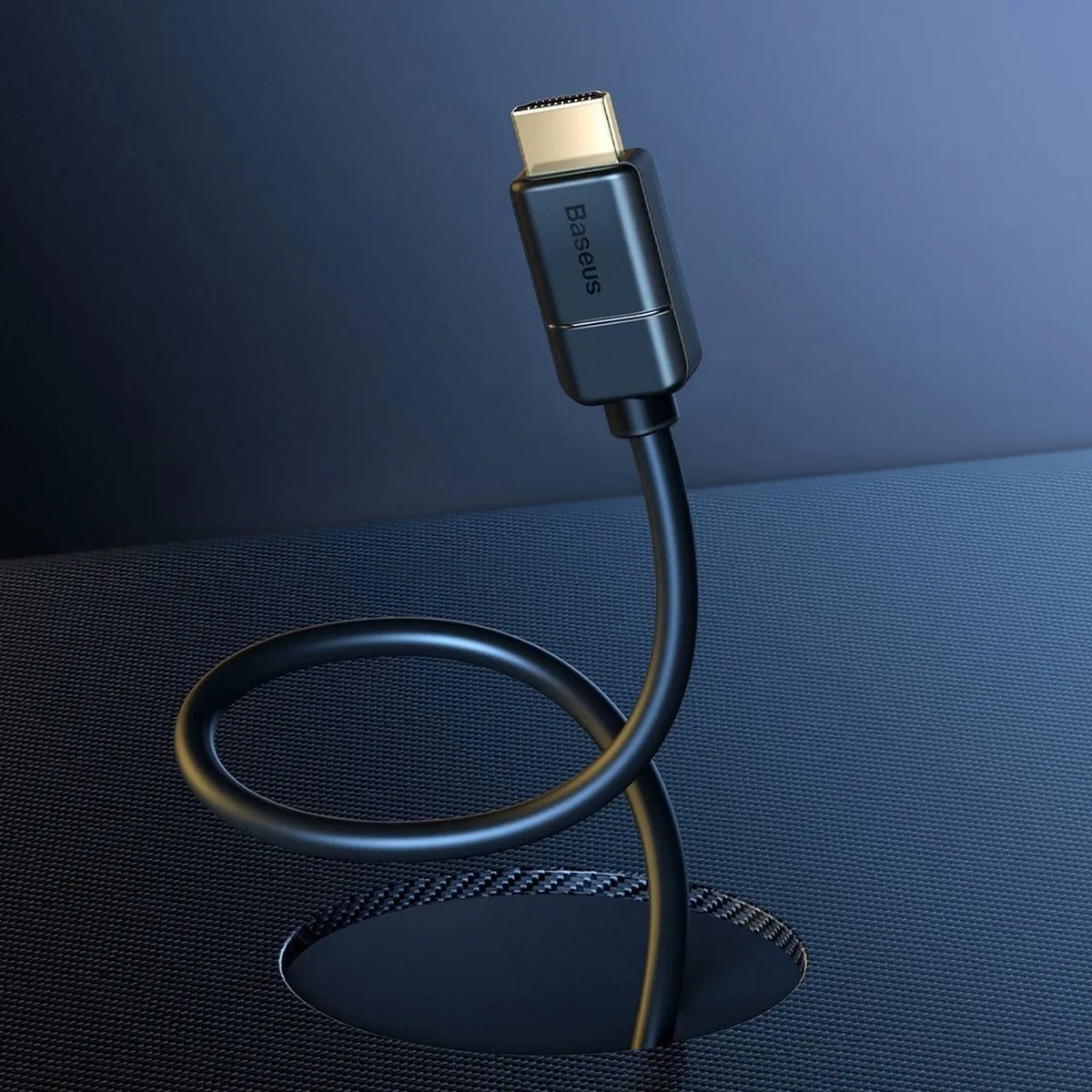 Baseus HDMI 2.0 Kabel 4K 60Hz HDR 18Gbps 5m - Transparant