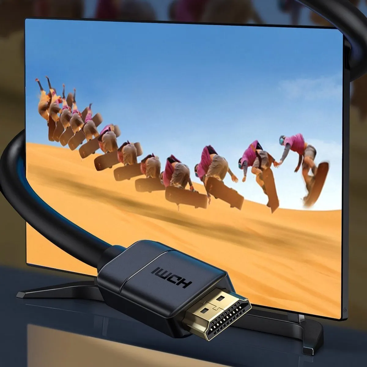 Baseus HDMI 2.0 Kabel 4K 60Hz HDR 18Gbps 5m - Transparant