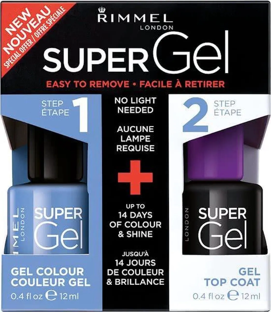 Rimmel London SuperGel DuoPack Gel Nagellak - 2x24ml