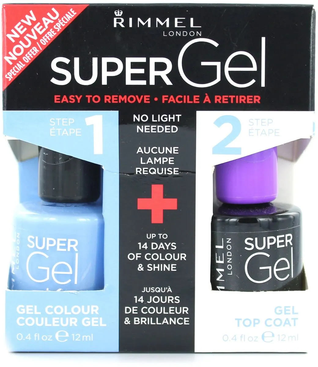 Rimmel London SuperGel DuoPack Gel Nagellak - 2x24ml
