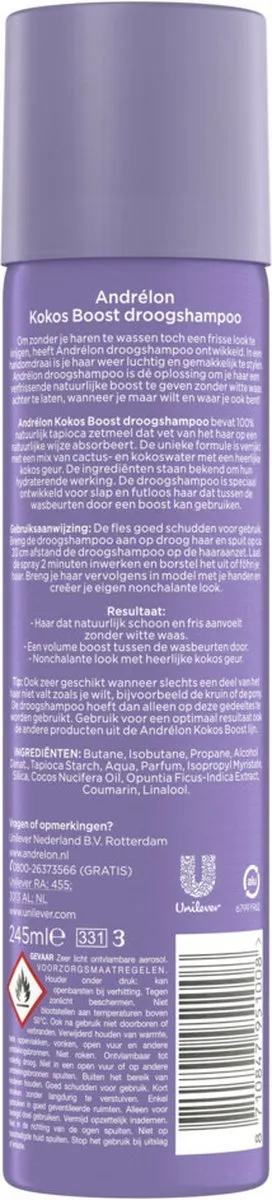 Andrélon Droogshampoo Kokos Boost 245ml