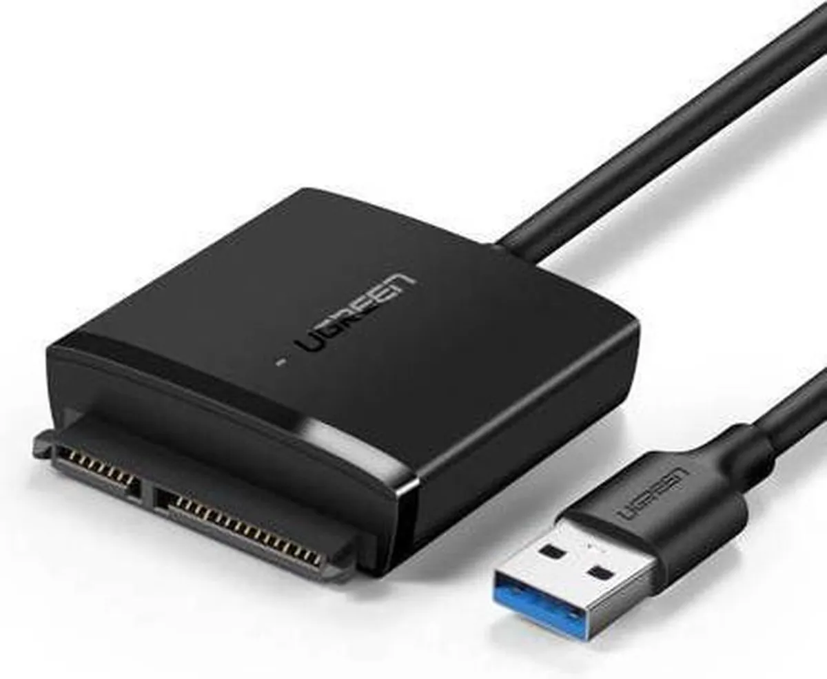 UGREEN USB3.0 SATA-adapter CM257 - 2.5/3.5 inch - Zwart