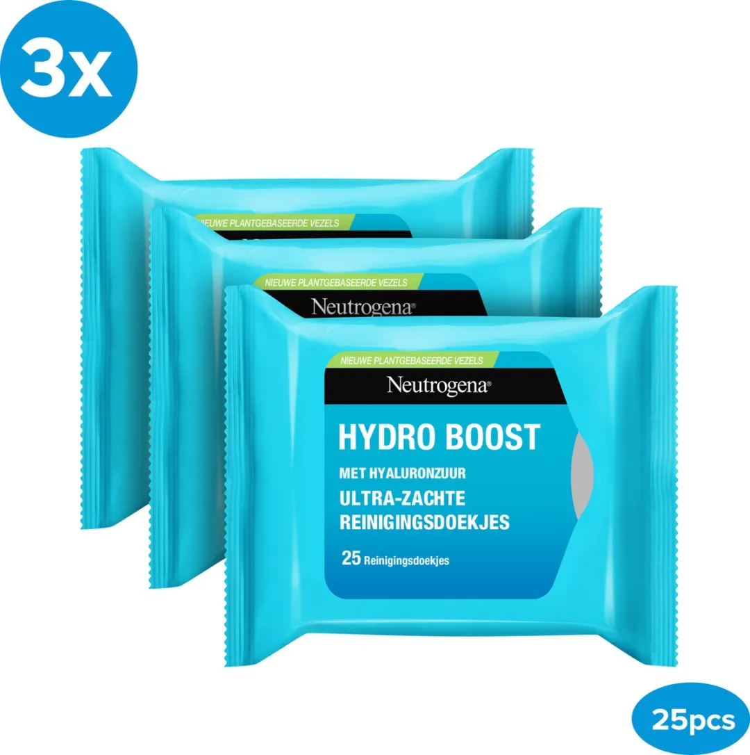 Neutrogena Hydro Boost Aqua Reinigingsdoekjes 75 Stuks
