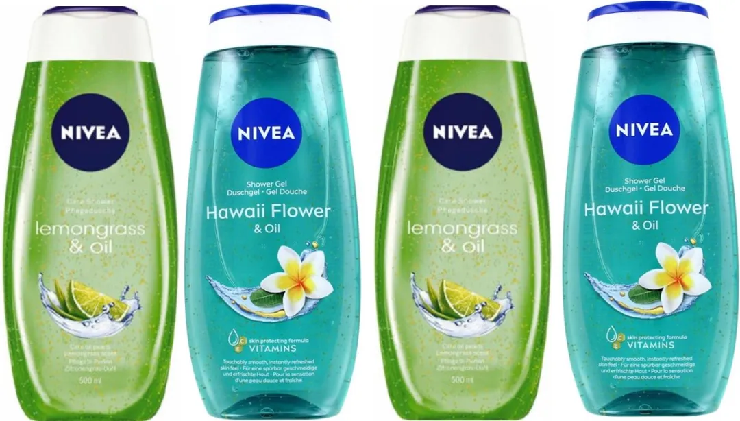 NIVEA Douchegel Mix Hawaii & Oil / Lemongrass & Oil 1000ml
