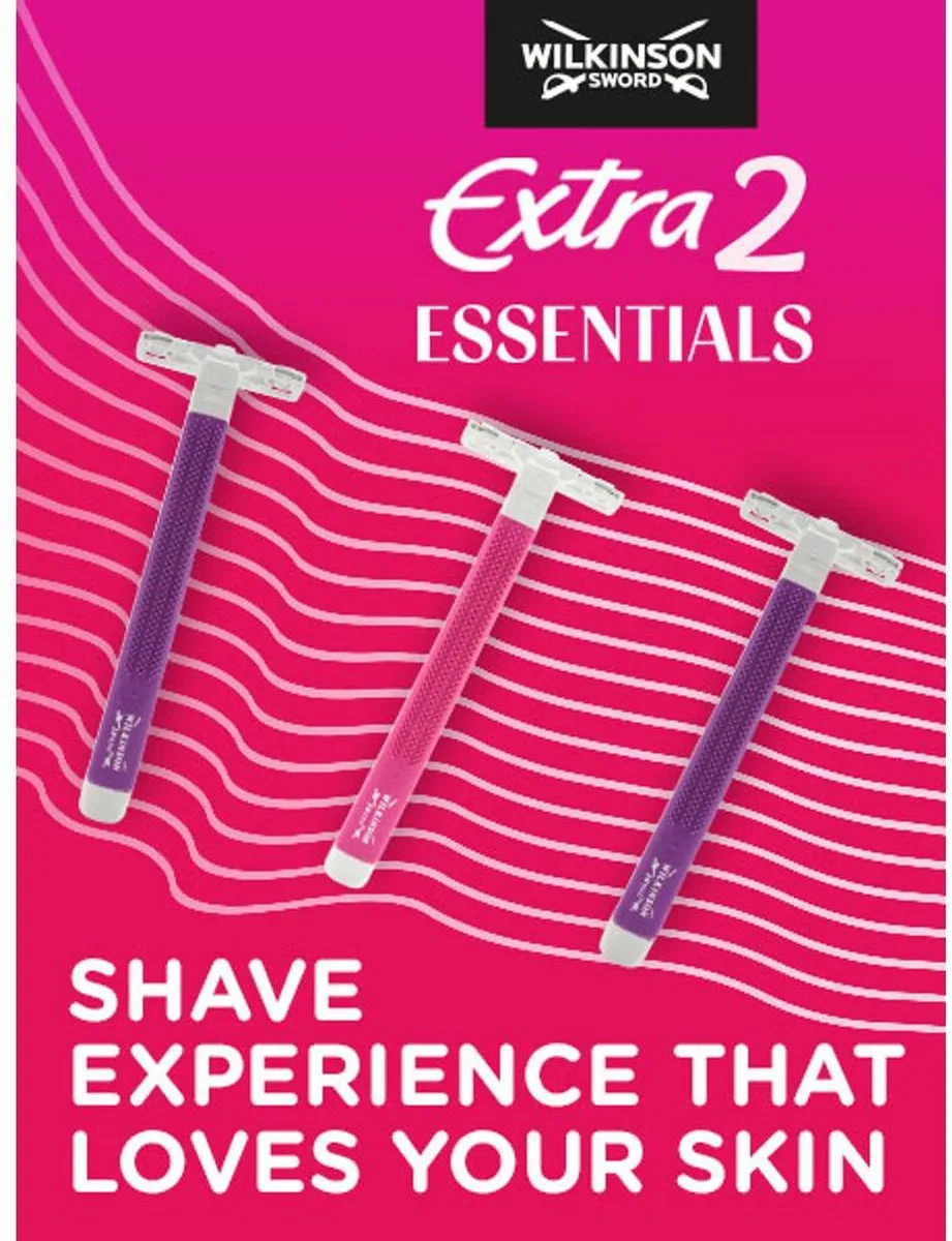 Wilkinson Sword Extra 2 Beauty Wegwerpscheermesjes - 15 Stuks