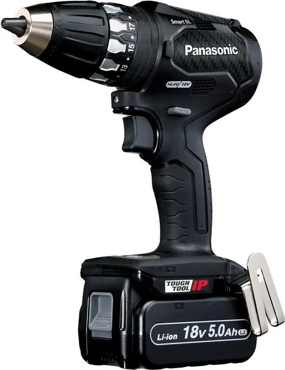 Panasonic EY74A3LJ2G Boormachine Set - 2x 5.0Ah - Koolborstelloos