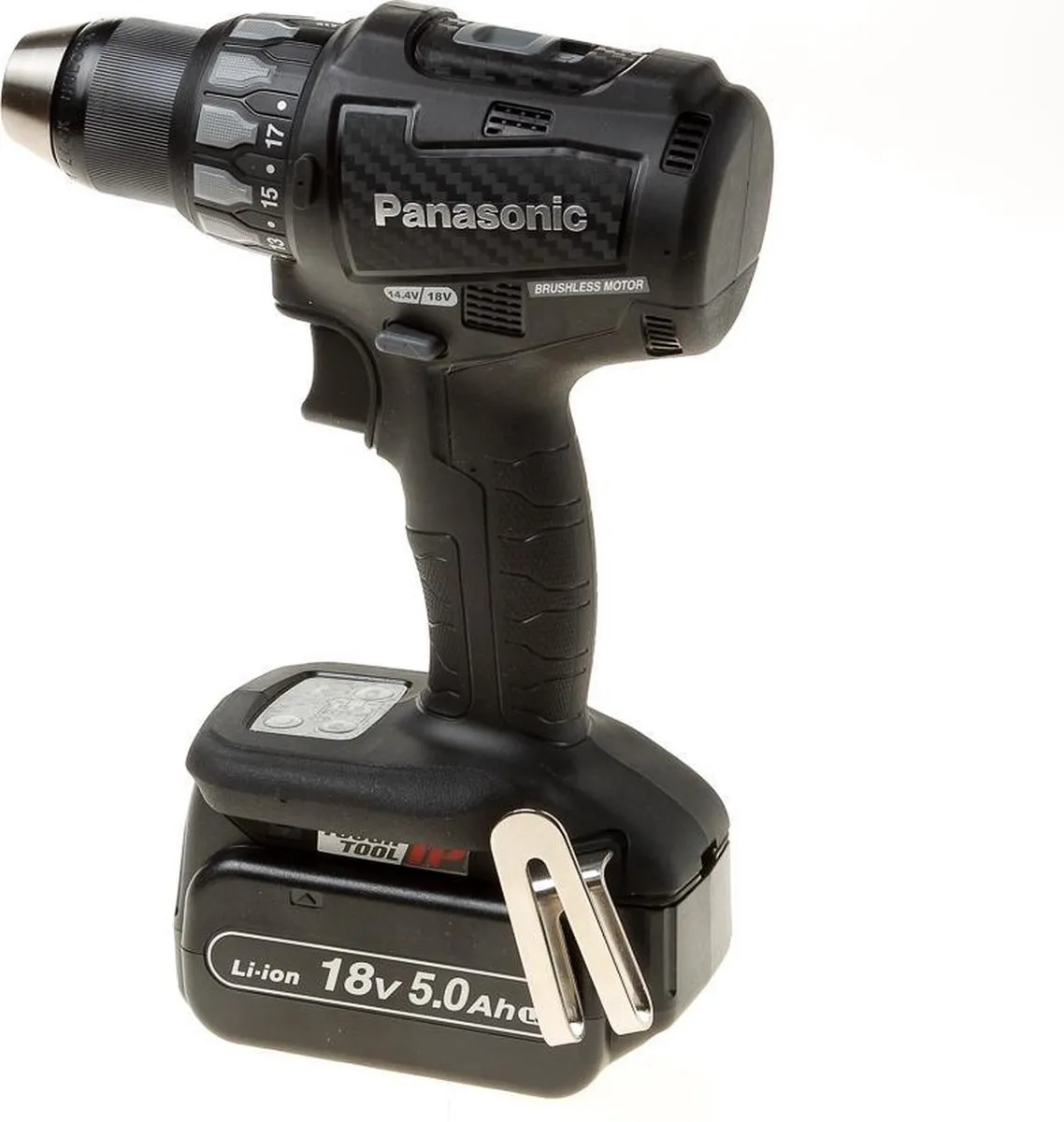 Panasonic EY74A3LJ2G Boormachine Set - 2x 5.0Ah - Koolborstelloos