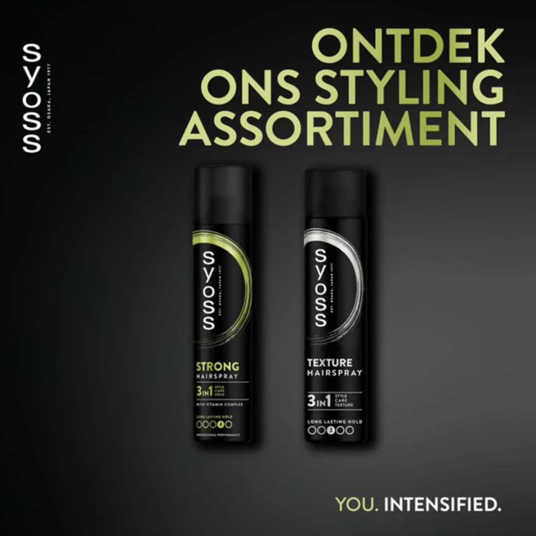Syoss Strong Hold Haarspray 300ml - 5x300ml