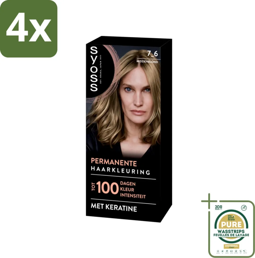 SYOSS Coloration 7-6 Middenblond Haarverf