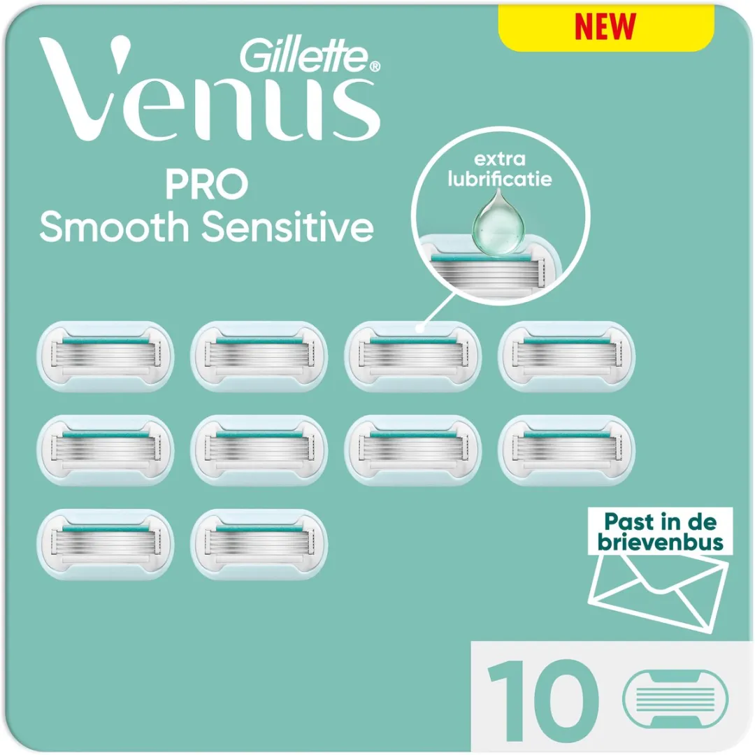 Gillette Venus Pro Smooth Sensitive Scheermesjes 10 Stuks