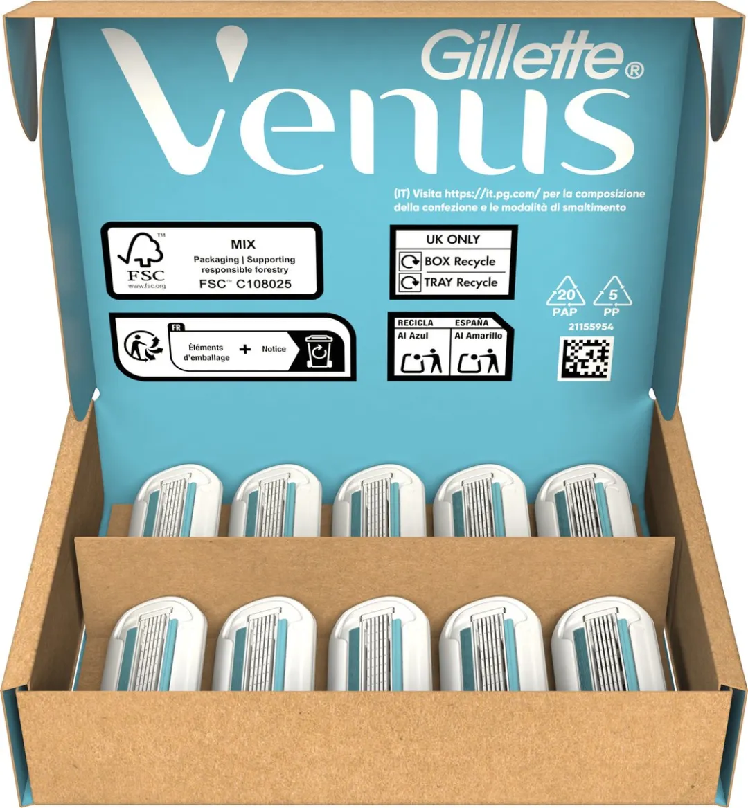 Gillette Venus Pro Smooth Sensitive Scheermesjes 10 Stuks