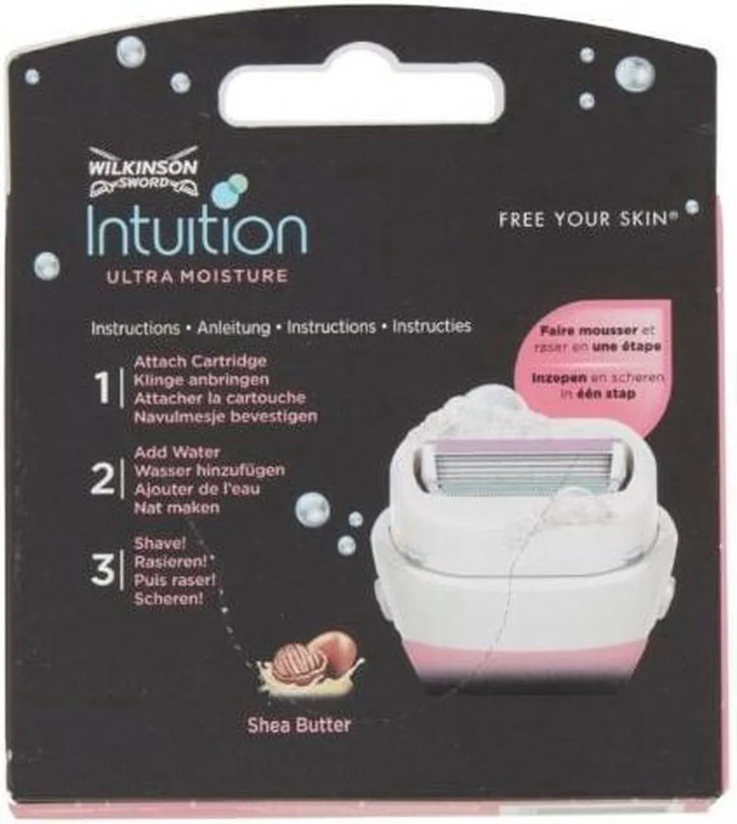 Wilkinson Sword Woman Intuition Ultra Moisture Scheermesjes 3 Stuks - 4 Bladen