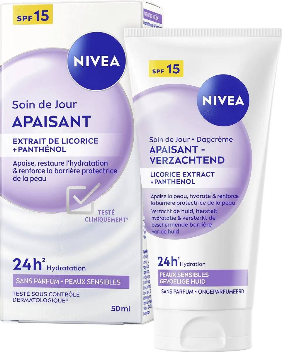 NIVEA Essentials Verzachtende Dagcrème SPF15 - 3x50ml
