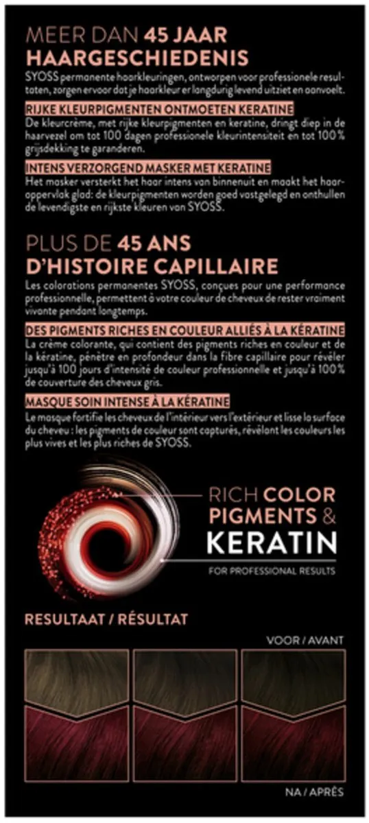 SYOSS Haarverf 4-22 Bordeaux