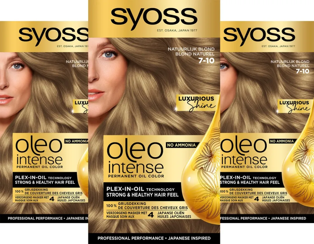 SYOSS Oleo Intense 7-10 Natuurlijk Blond Permanent