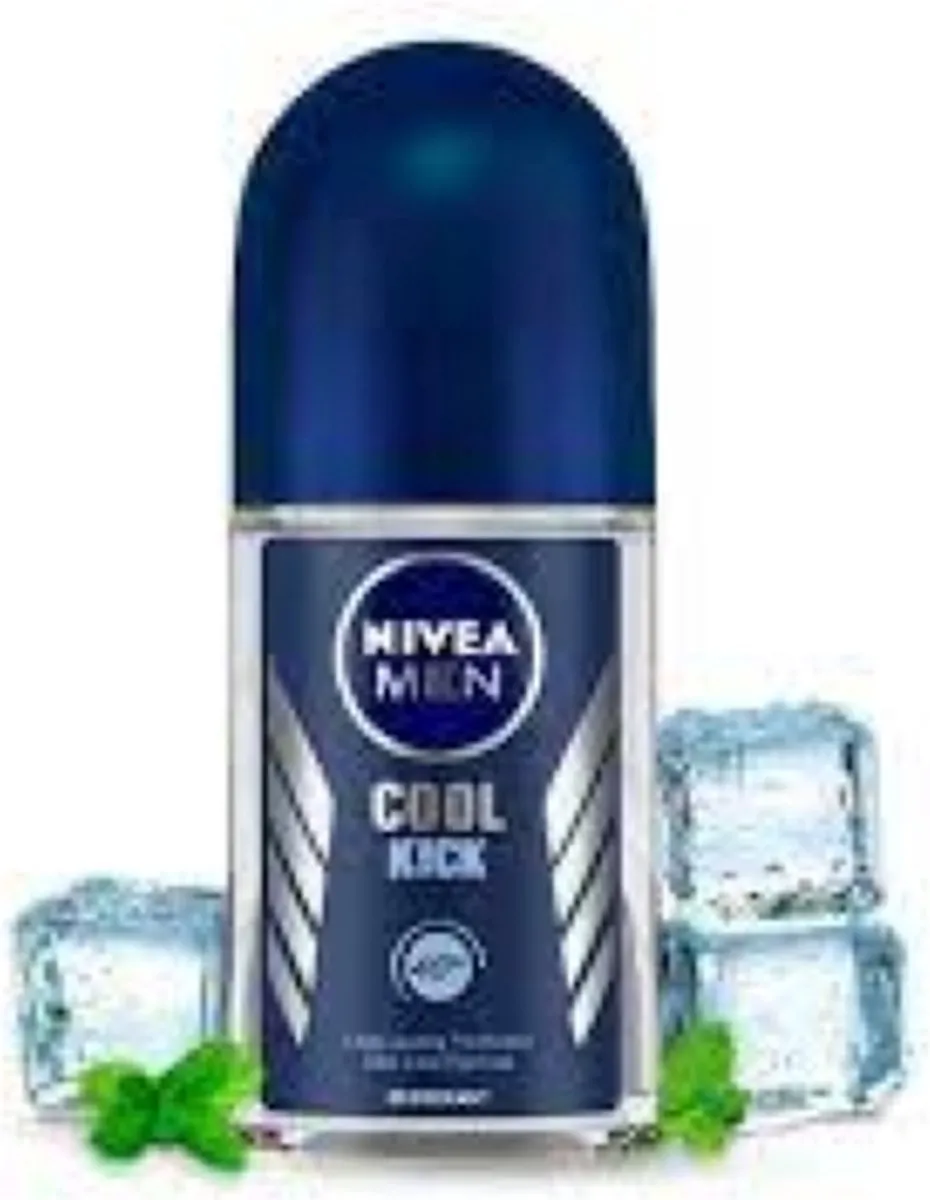 NIVEA Deo Roller Cool Kick 200ml - 4x50ml - afbeelding 4 van 5
