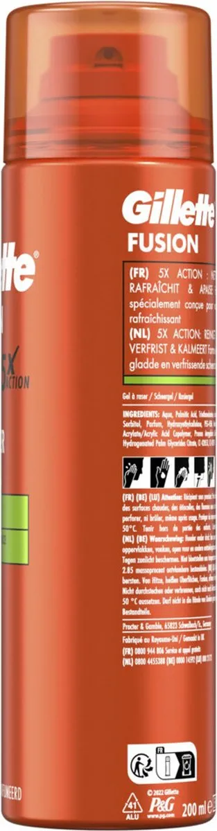 Gillette Fusion 5 Scheergel Sensitive 200ml