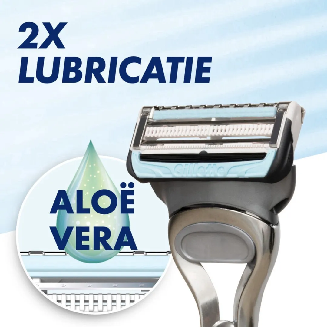 Gillette SkinGuard Scheermesjes 6 Stuks - 5 Bladen - Verte