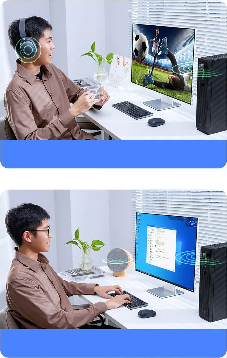Baseus BA07 Bluetooth 5.3 Adapter - Zwart - afbeelding 6 van 6