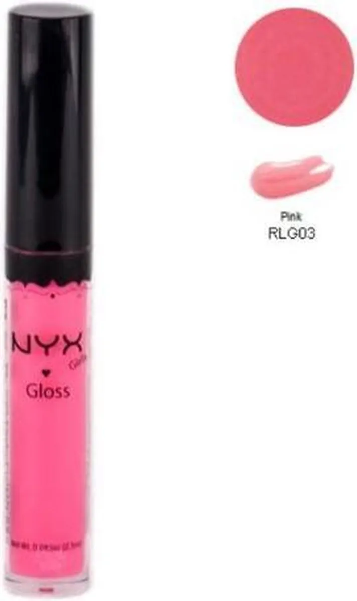 NYX Girls Round Lip Gloss RLG 03 Pink