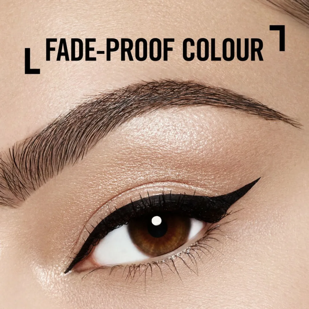 Rimmel London Glam'Eyes Professional Liquid Eyeliner - Zwart - 3 Stuks