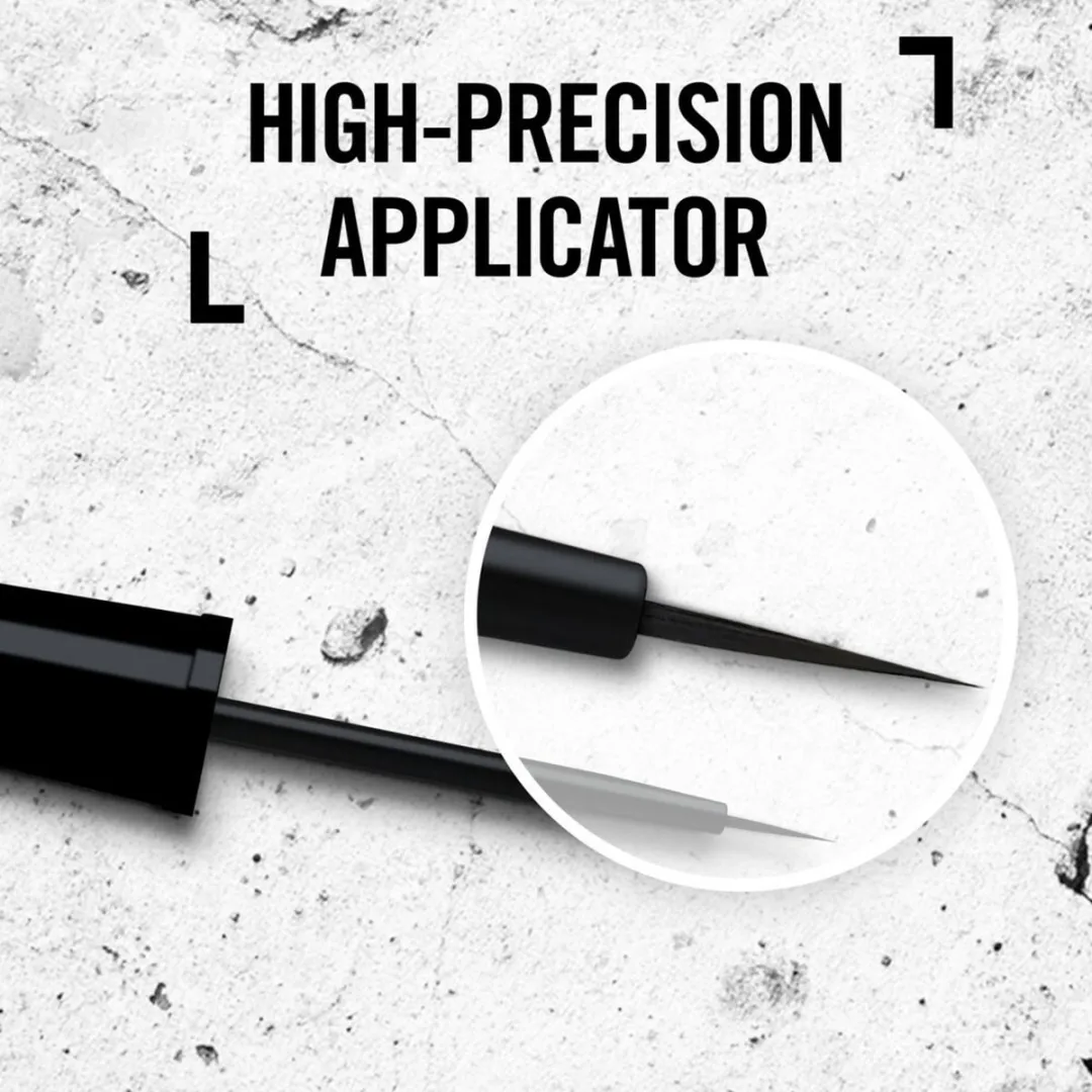 Rimmel London Glam'Eyes Professional Liquid Eyeliner - Zwart - 3 Stuks