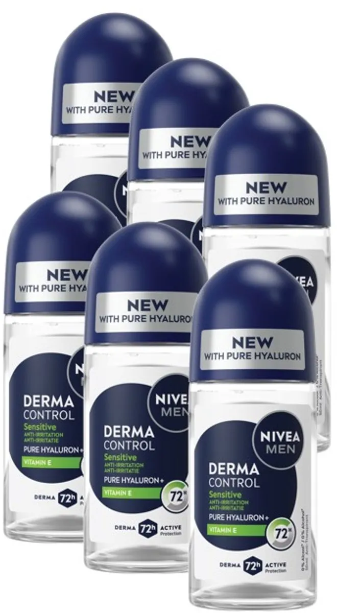 NIVEA MEN Derma Control Sensitive Anti-Transpirant Roller