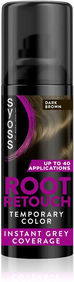 SYOSS Root Retouch Uitgroeispray Bruin - 3x120ml